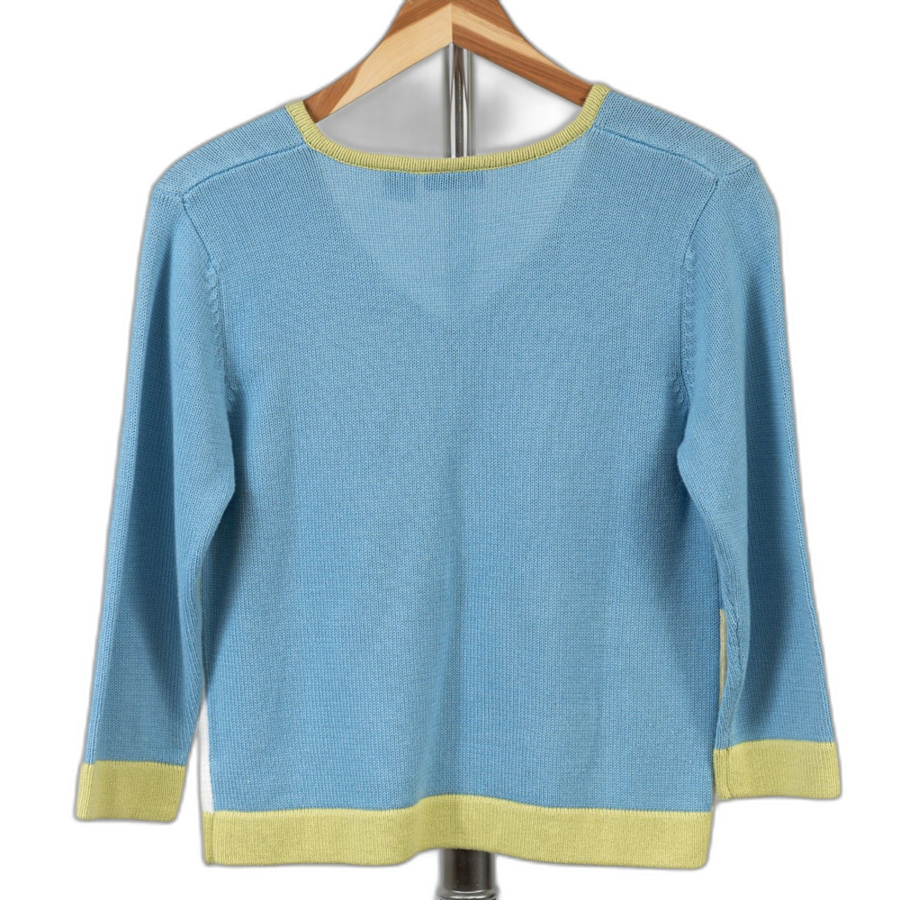 Paul Harris Design V-neck sweater size L - Picture 2 of 9